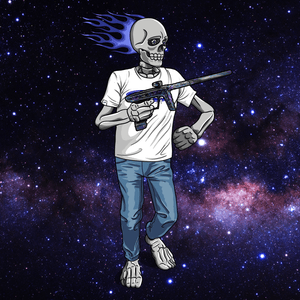 Adrenaline Skully NFT - Galaxy in Casual - Adrenaline