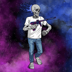 Adrenaline Skully NFT - Nebula in Casual - Adrenaline